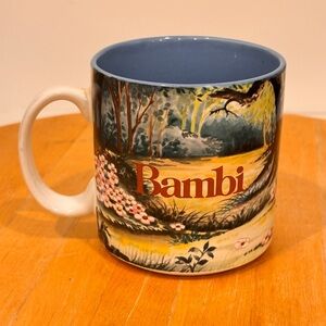 Vintage Disney Coffee Mug Bambi Mug Disney Collector Piece Made in China 1990s